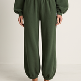 Le Bon Shoppe French Terry Core Sweatshirt & Balloon Pants - Cedar Green
