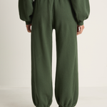 Le Bon Shoppe French Terry Core Sweatshirt & Balloon Pants - Cedar Green