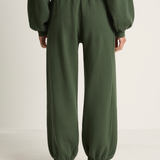 Le Bon Shoppe French Terry Core Sweatshirt & Balloon Pants - Cedar Green