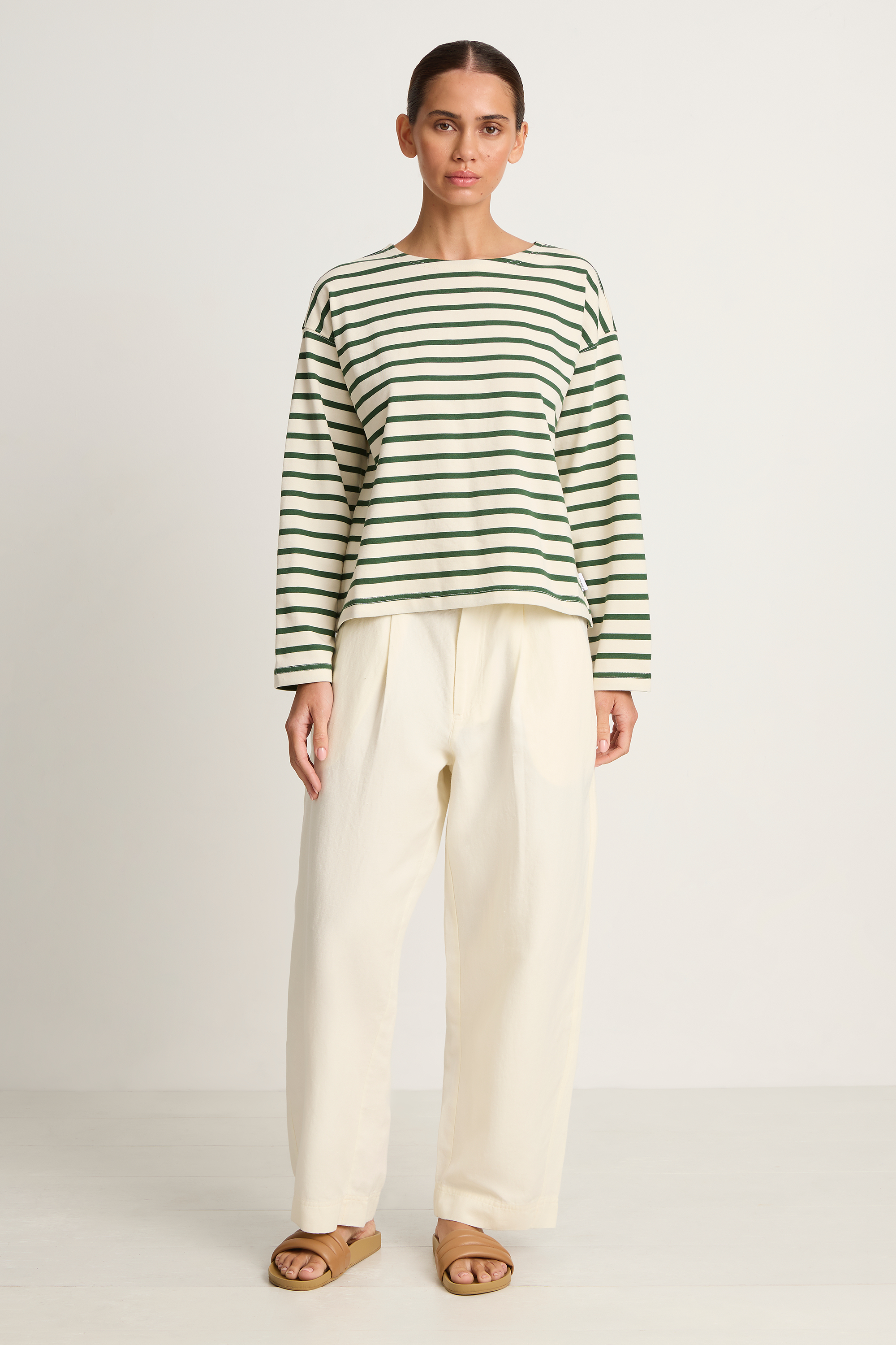 Le Bon Shoppe Sailor Top - Pine Stripe
