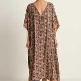Natalie Martin Paulina Caftan - Vintage Flowers Slate