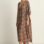 Natalie Martin Paulina Caftan - Vintage Flowers Slate