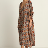 Natalie Martin Paulina Caftan - Vintage Flowers Slate