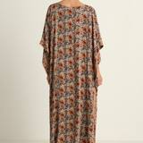 Natalie Martin Paulina Caftan - Vintage Flowers Slate