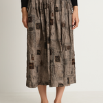 Pas De Calais Romantic Travel Skirt- Charcoal