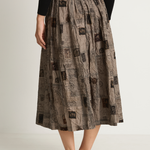 Pas De Calais Romantic Travel Skirt- Charcoal