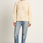 Shaina Mote Patchwork Crewneck - Natural