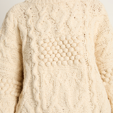Shaina Mote Patchwork Crewneck - Natural
