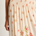 Natalie Martin Silk Bella Skirt - Starflower Cream