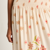 Natalie Martin Silk Bella Skirt - Starflower Cream