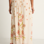 Natalie Martin Silk Bella Skirt - Starflower Cream