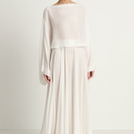 BONDI BORN Cremona Kimono Top Maxi Skirt - White
