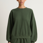 Le Bon Shoppe French Terry Core Sweatshirt & Balloon Pants - Cedar Green