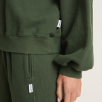 Le Bon Shoppe French Terry Core Sweatshirt & Balloon Pants - Cedar Green