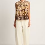 Maria Cher Delancey Emily Sleeveless Top - Yellow Vibes