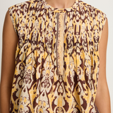 Maria Cher Delancey Emily Sleeveless Top - Yellow Vibes
