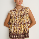 Maria Cher Delancey Emily Sleeveless Top - Yellow Vibes