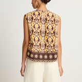 Maria Cher Delancey Emily Sleeveless Top - Yellow Vibes