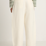 Apiece Apart Bari Crop Trouser - Cream