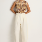 Apiece Apart Bari Crop Trouser - Cream