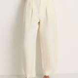 Apiece Apart Bari Crop Trouser - Cream