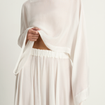 BONDI BORN Cremona Kimono Top Maxi Skirt - White