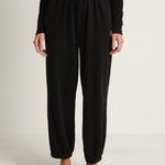 Le Bon Shoppe Pointelle Balloon Pants - Black