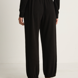 Le Bon Shoppe Pointelle Fundamental Tee & Balloon Pants - Black
