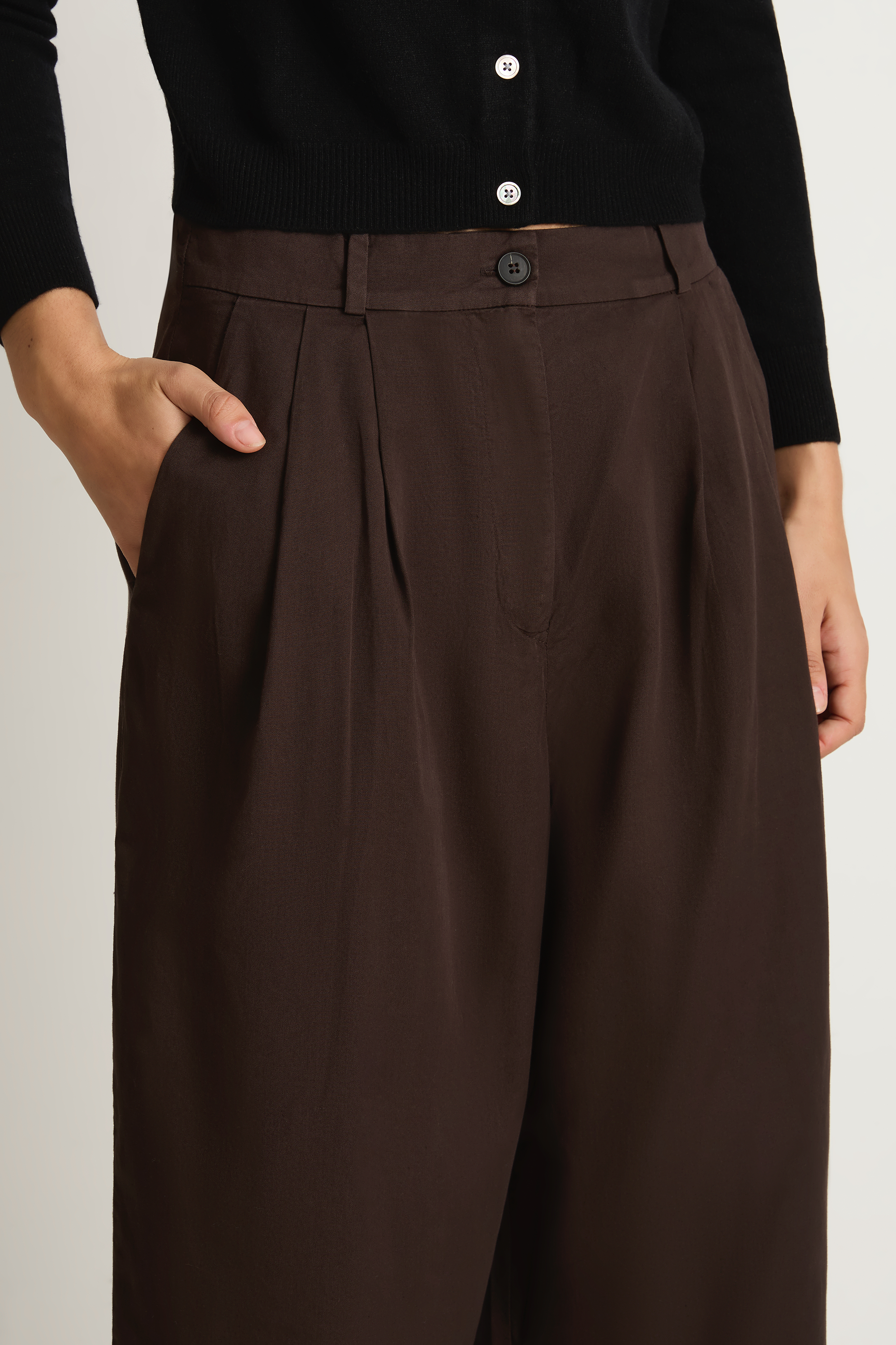 Shaina Mote Boy Trouser - Chocolate