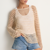 ACACIA Maple Crochet Shirt - Vanilla