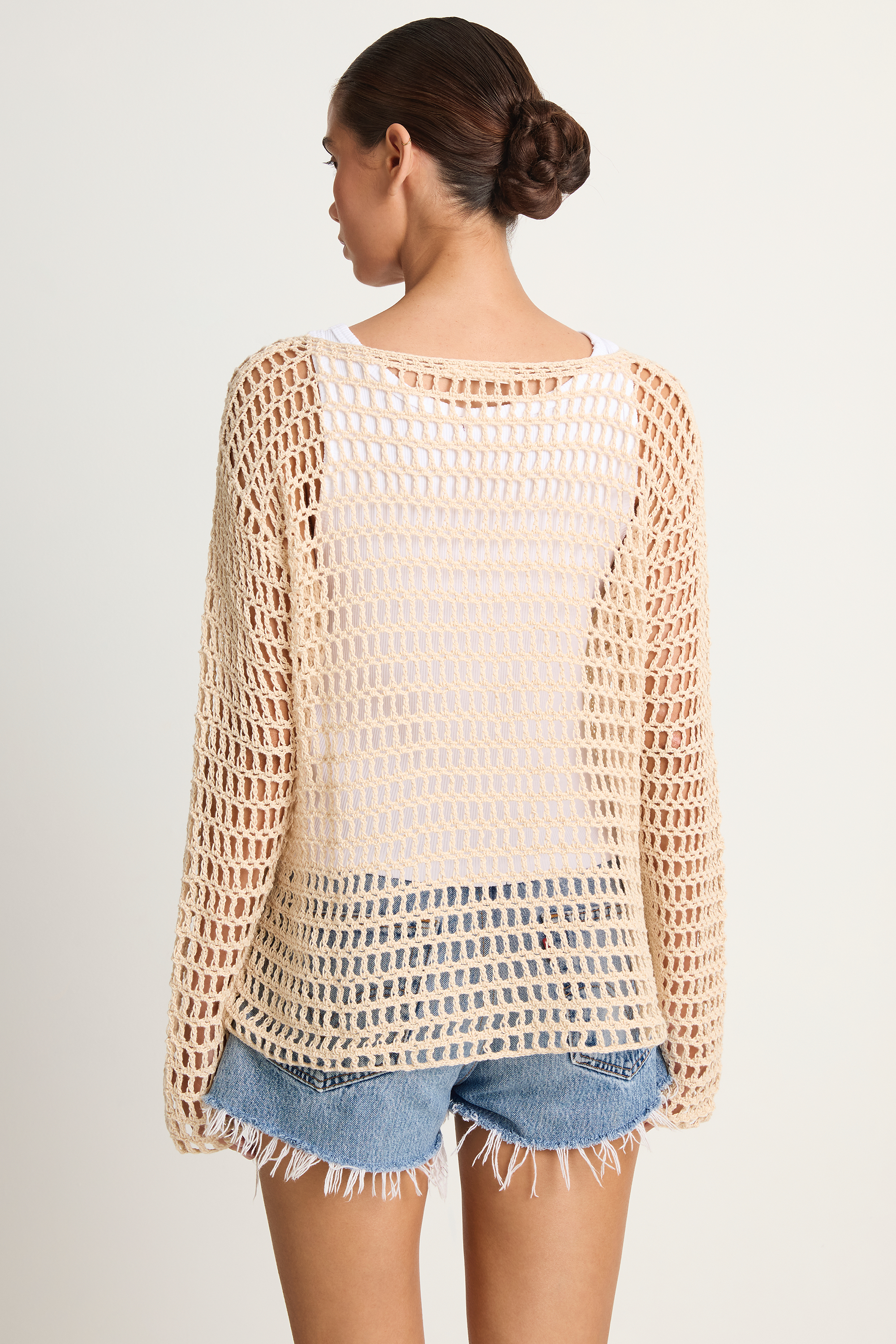 ACACIA Maple Crochet Shirt - Vanilla