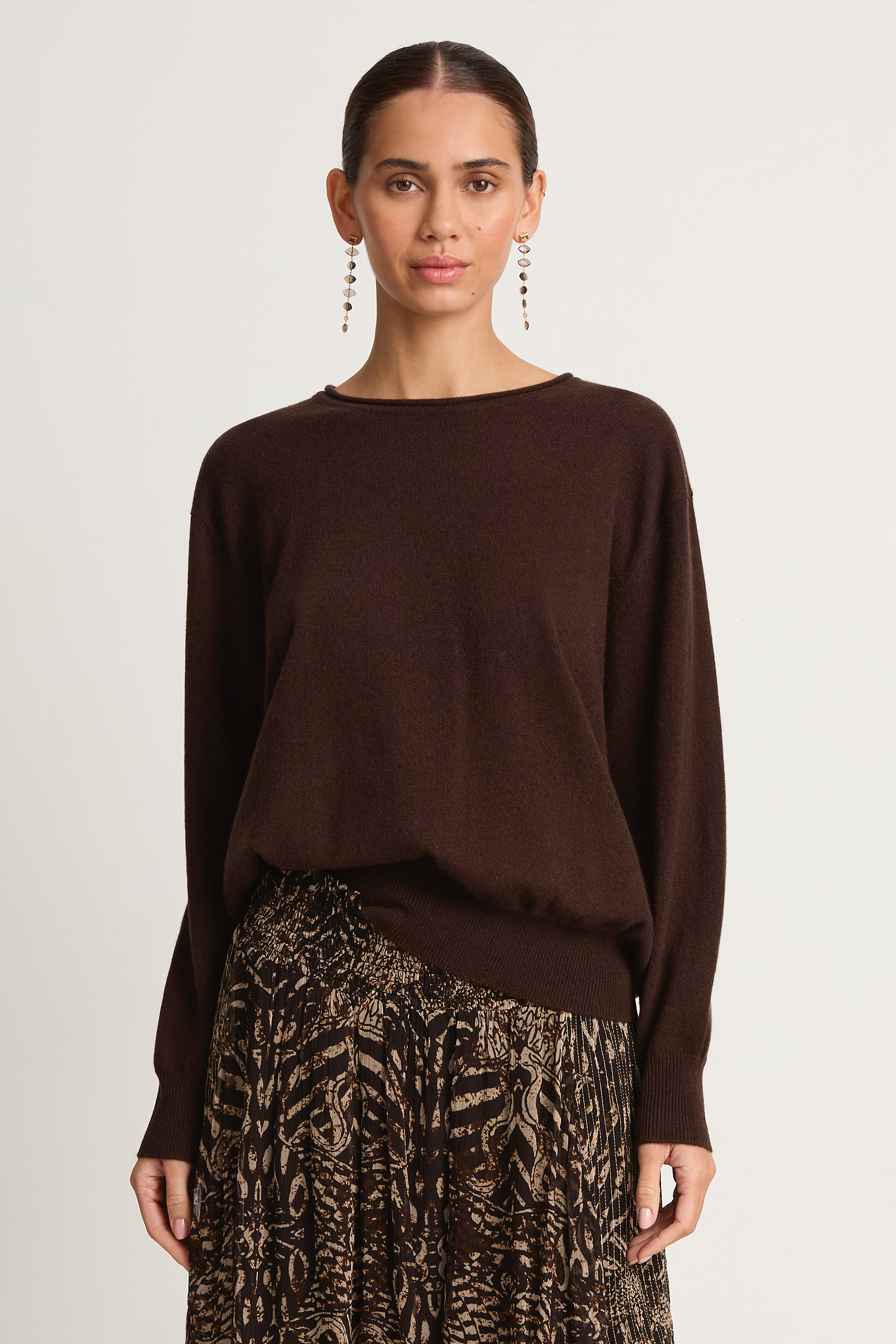 Demylee Coco Cashmere Sweater - Espresso