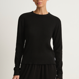 Le Bon Shoppe Pointelle Fundamental Tee & Balloon Pants - Black