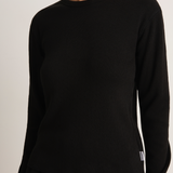Le Bon Shoppe Pointelle Fundamental Tee & Balloon Pants - Black