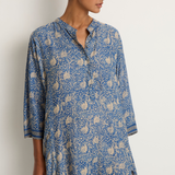 Natalie Martin Isobel Dress - Water Lily Blue