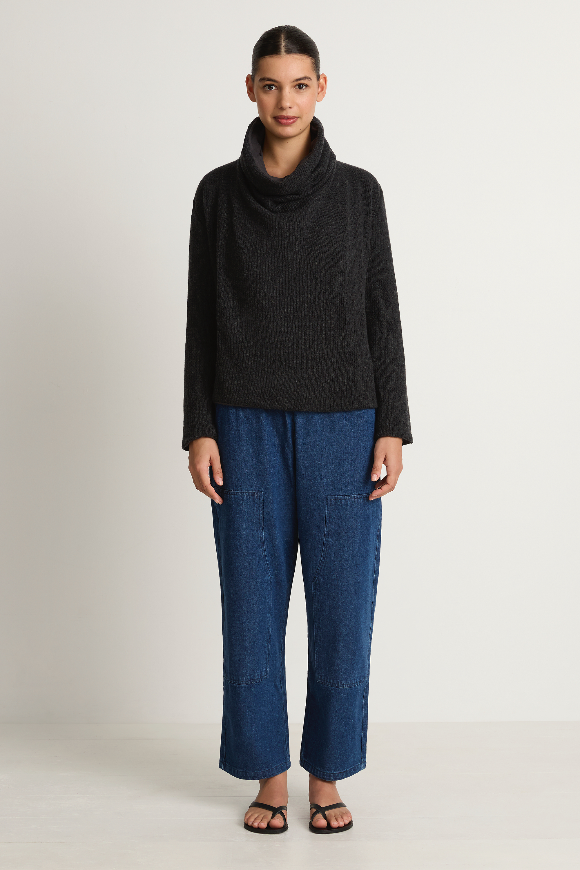 Elsa Esturgie Regard Sweater - Charcoal