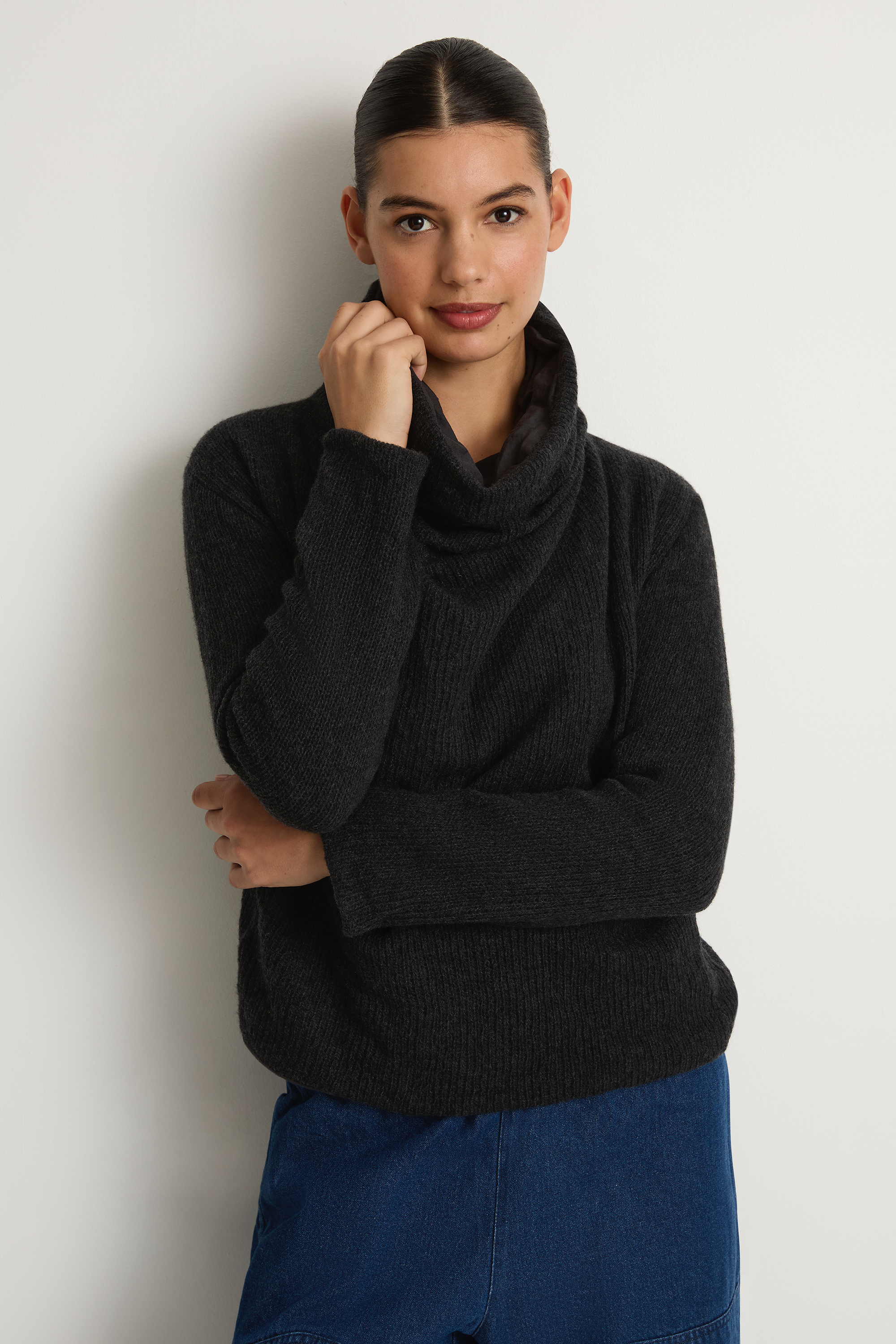 Elsa Esturgie Regard Sweater - Charcoal
