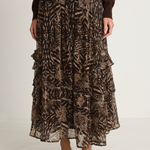 Maria Cher Lincoln Heather Midi Skirt - Brown