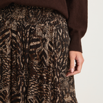 Maria Cher Lincoln Heather Midi Skirt - Brown