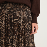 Maria Cher Lincoln Heather Midi Skirt - Brown