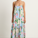 Peony Gathered Midi Dress - Enamour
