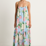 Peony Gathered Midi Dress - Enamour