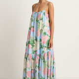 Peony Gathered Midi Dress - Enamour