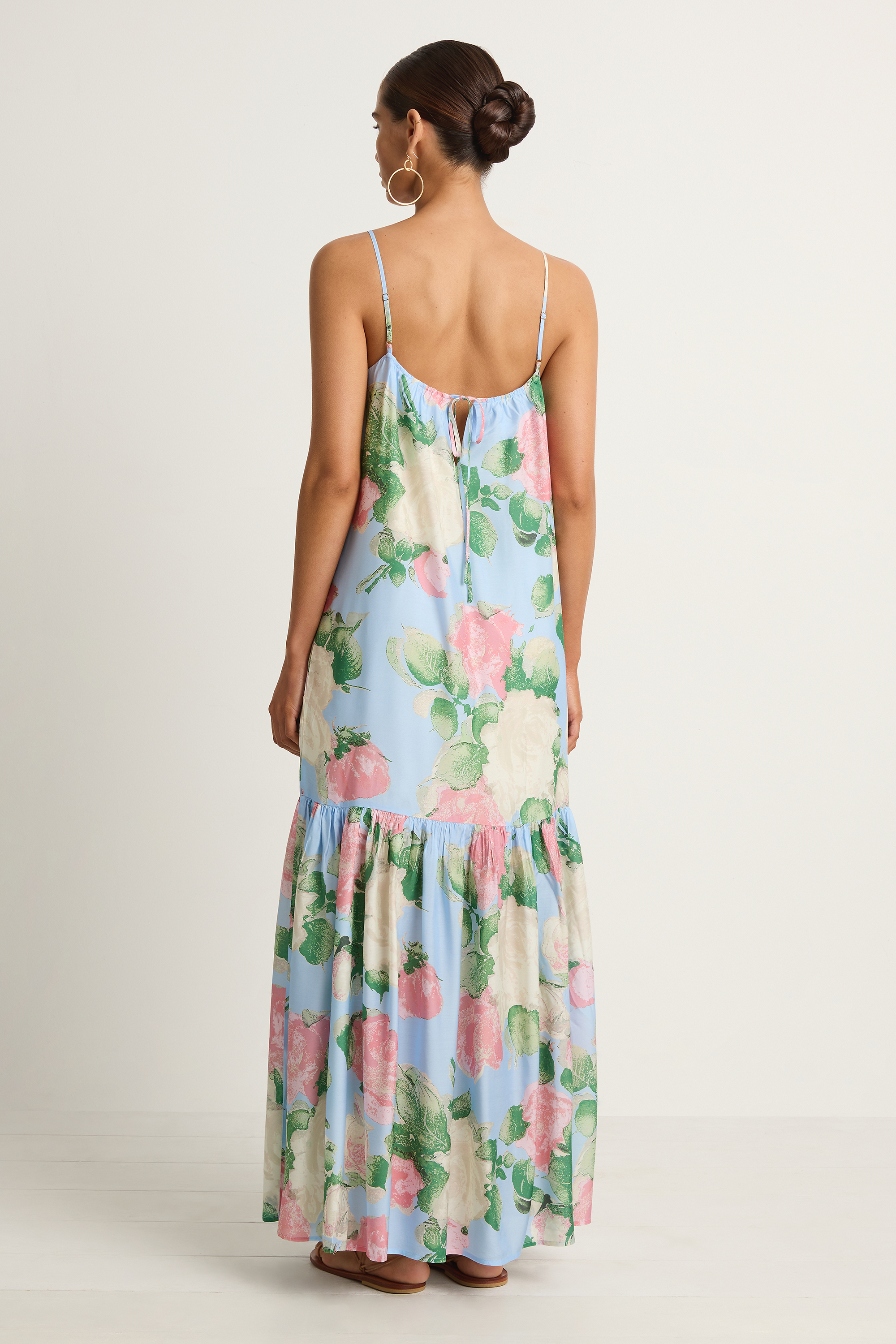 Peony Gathered Midi Dress - Enamour