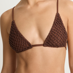 ACACIA Gigi Crochet Top - Rum