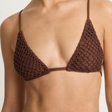ACACIA Gigi Crochet Top - Rum