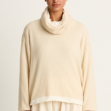 Elsa Esturgie Minuit Turtleneck Sweater - Ecru