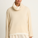 Elsa Esturgie Minuit Turtleneck Sweater - Ecru