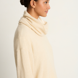 Elsa Esturgie Minuit Turtleneck Sweater - Ecru