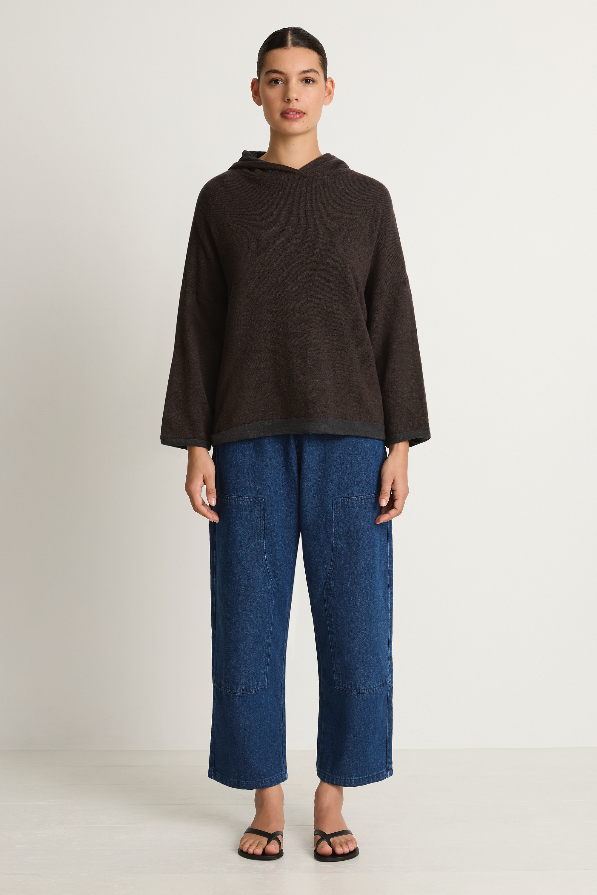 Elsa Esturgie Rouge Hoodie - Brown